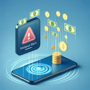 "Screenshot of BCA Mobile Integra Alerta Instantánea de Fraude en Transferencias app interface showcasing real-time fraud alert notifications for secure money transfers"