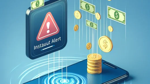 "Screenshot of BCA Mobile Integra Alerta Instantánea de Fraude en Transferencias app interface showcasing real-time fraud alert notifications for secure money transfers"